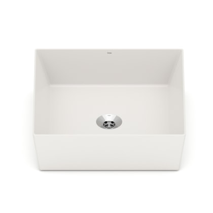 Cuba de Apoio Quadrada Sem Mesa Platinum P5 38x38cm Beige Incepa