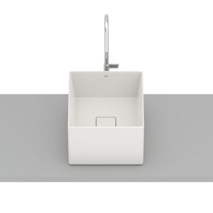 Cuba de Apoio Quadrada Sem Mesa Terra T3 Beige Roca 30x30cm