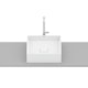 Cuba de Apoio Quadrada Sem Mesa Terra T4 Branco Matte Roca 35x35cm - d9a122cb-a559-460d-9f6a-71671636213a