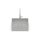 Cuba de Apoio Quadrada Sem Mesa Terra T4 Stone Roca 35x35cm - ad2c27d4-2483-4f5b-81a6-b0ddf0ad47ec
