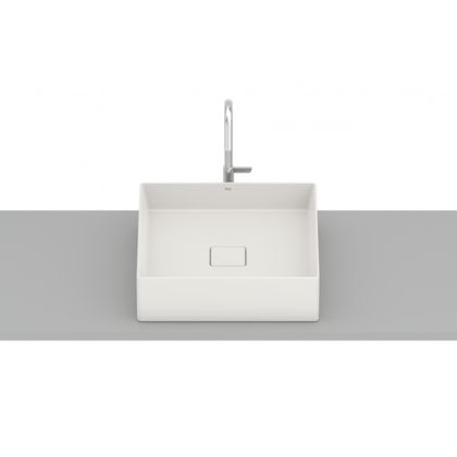 Cuba de Apoio Quadrada Sem Mesa Terra T5 Beige Roca 40x40cm