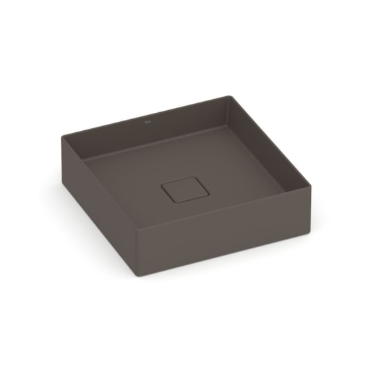 Cuba de Apoio Quadrada Sem Mesa Terra T5 Café Roca 40x40cm - Imagem principal - 12419342-ecc6-454a-b1d3-01fdb0221bd9