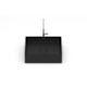 Cuba de Apoio Quadrada Sem Mesa Terra T5 Matte Black Roca 40x40cm - 32ee904e-fe82-4f0d-9696-443fa3931281