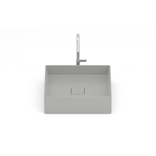 Cuba de Apoio Quadrada Sem Mesa Terra T5 Stone Roca 40x40cm - Imagem principal - 715626c7-22a0-496f-895d-b13cd6f5829f