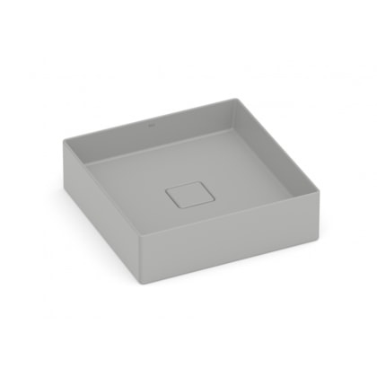 Cuba de Apoio Quadrada Sem Mesa Terra T5 Stone Roca 40x40cm