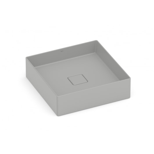 Cuba de Apoio Quadrada Sem Mesa Terra T5 Stone Roca 40x40cm - Imagem principal - e993b81d-1d86-48df-9812-fdb46d10b38d