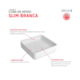 Cuba De Apoio Quadrada Slim Deca Branco 40cm - 2048d457-b0bb-4490-be4a-5bc4fbd262fc