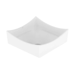 Cuba De Apoio Ravena Branca Japi 34,5x34,5x15,5cm