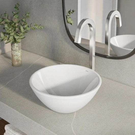 Cuba de Apoio Redonda Branco Deca 35cm - Imagem principal - 9515514d-859a-4126-8044-4e8bf97eca01