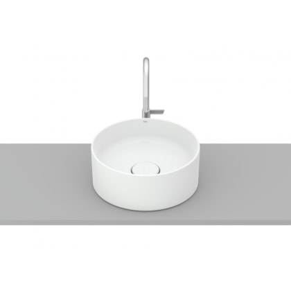 Cuba de Apoio Redonda Branco Terra T1 Roca