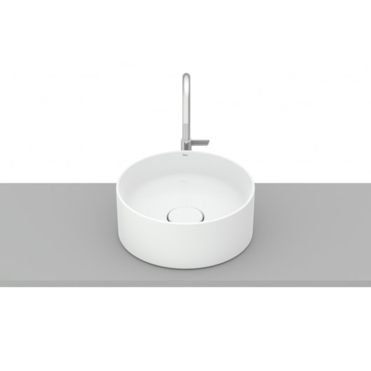 Cuba de Apoio Redonda Branco Terra T1 Roca - Imagem principal - a9d81651-b5d4-4b05-82db-d893c5895505