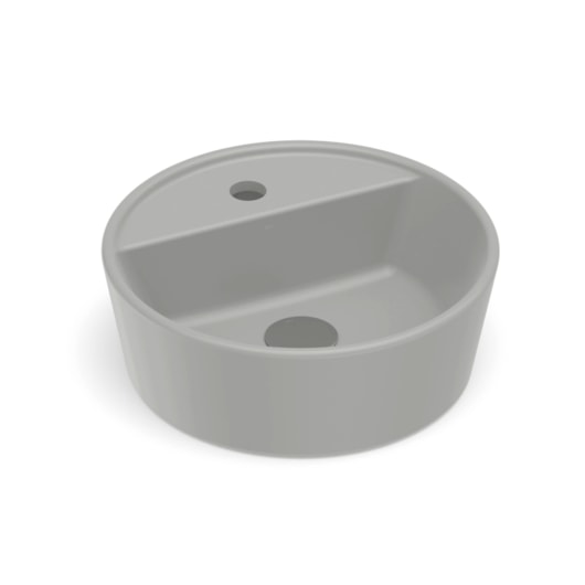 Cuba de Apoio Redonda Com Mesa Optica CR37 37cm Stone Roca - Imagem principal - c32b811b-d8b2-4d49-9de2-cdd7833784d1