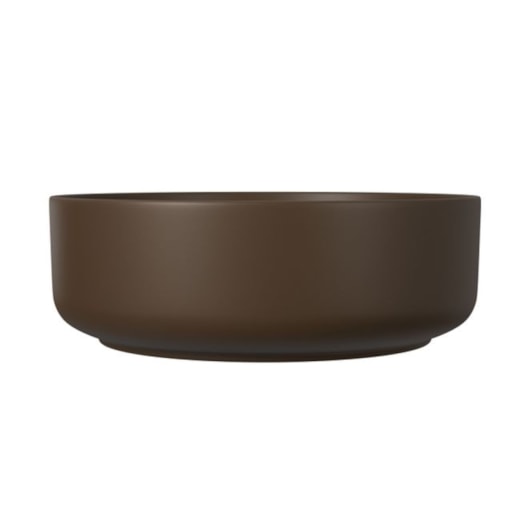 Cuba De Apoio Redonda Com Mesa Slim Marrom Fosco Deca 40 cm - Imagem principal - e1c4aced-6c53-4155-8860-0685102bbfe2