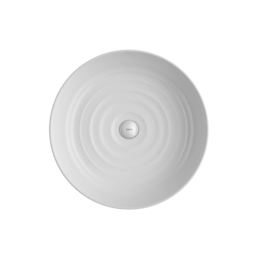 Cuba De Apoio Redonda Gota Branco Fosco Deca 50cm - Imagem principal - 352b2398-a3b4-4f91-a397-b136da56daf1