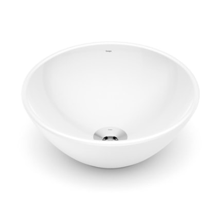Cuba de Apoio Redonda Loft R1 Branco 35cm Incepa