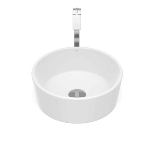 Cuba de Apoio Redonda Sem Mesa Optica CR35 35cm Branco Matte Roca - Imagem principal - 8c5e97d2-1f07-4141-ba83-aeb1631823c8