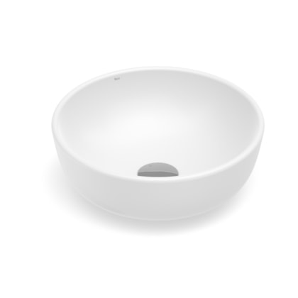 Cuba de Apoio Redonda Sem Mesa Optica ER35 35cm Branco Matte Roca