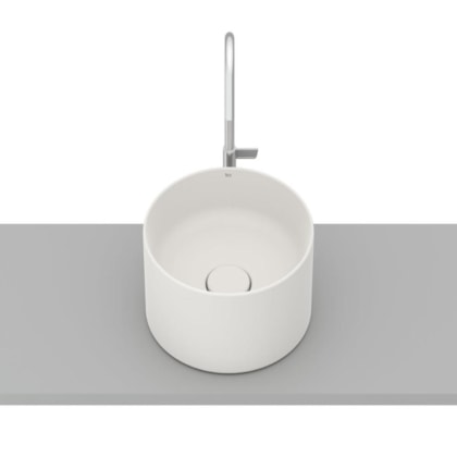 Cuba de Apoio Redonda Sem Mesa Terra T1 Beige Roca 30cm