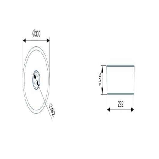 Cuba de Apoio Redonda Sem Mesa Terra T1 Matte Black Roca 30cm - Imagem principal - 8aa69899-d9da-4273-8b11-15ea8fb89d9b
