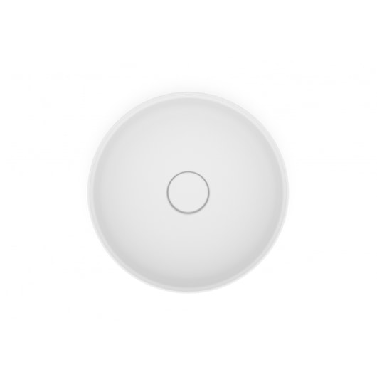 Cuba de Apoio Redonda Sem Mesa Terra T2 Branco Matte Roca 39cm - Imagem principal - 30ffe20c-8310-4449-ae4f-94cad52880c7