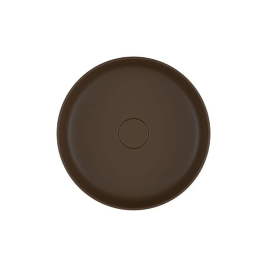 Cuba De Apoio Redonda Slim Marrom Fosco Deca 40cm - Imagem principal - 46d6ab51-ff87-46d9-b5f8-97804c752f6f