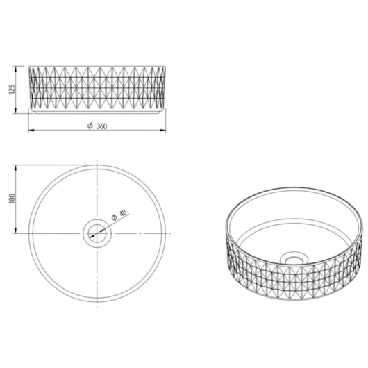 Cuba De Apoio Redonda Solo Braco Fosco Japi - Imagem principal - 266dde9f-b2cc-416b-b30f-51ca3f812e02
