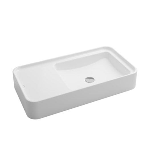 Cuba De Apoio Retangular Branco Frame 76x40x14cm Docol - Imagem principal - 787942b1-ebd2-42ae-8529-281f44936ee1