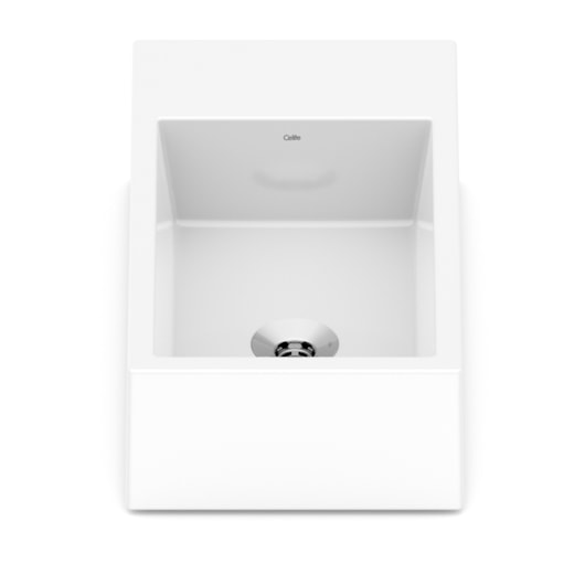 Cuba De Apoio Retangular Com Mesa Basic Curve Branco Celite 44x25cm - Imagem principal - f6e1a013-1ff0-49a7-b176-64b688d61268