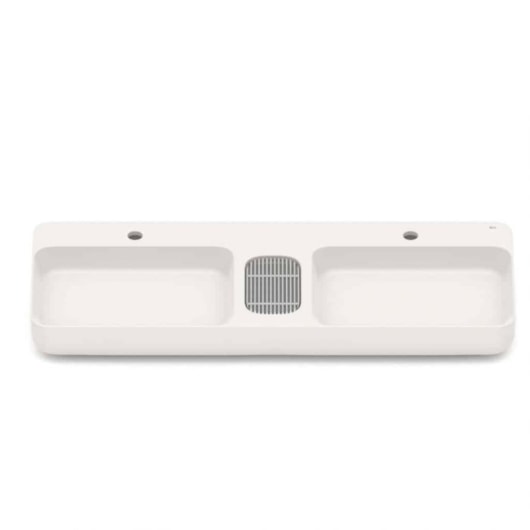 Cuba de Apoio Retangular com Mesa e Válvula Oculta 7/8 Infinity 110x42cm Beige Roca - Imagem principal - 041ff2e5-71d2-4446-9449-2129dff9be3d