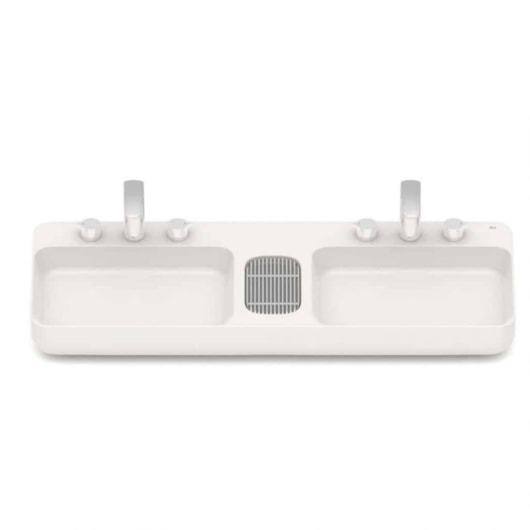 Cuba de Apoio Retangular com Mesa e Válvula Oculta 7/8 Infinity 110x42cm Beige Roca - Imagem principal - f62e3abc-1bf5-4b6b-8996-128e26701cef