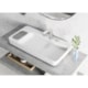 Cuba de Apoio Retangular com Mesa e Válvula Oculta 7/8 Infinity 80x42cm Branco Roca - 3e5c358d-27fb-4a6d-abcd-98f6fef4e414