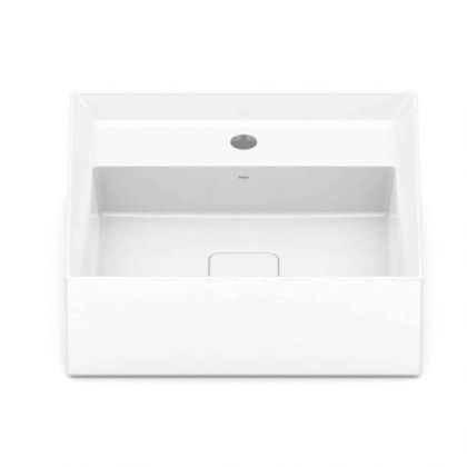 Cuba de Apoio Retangular Com Mesa Platinum P6 45x42cm Branco Incepa