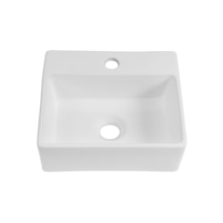 Cuba De Apoio Retangular Com Mesa Premium Branco Hervy