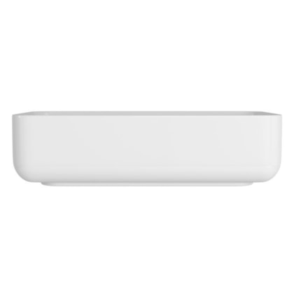 Cuba De Apoio Retangular Com Mesa Slim Branca Deca 50 cm
