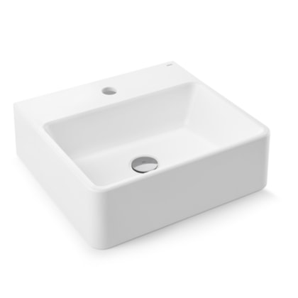 Cuba de Apoio Retangular Luxo Branco Docol 42x39x13cm