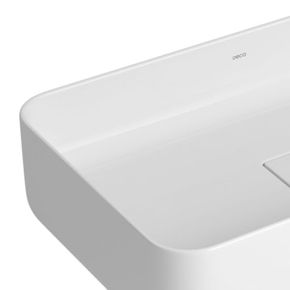 Cuba De Apoio Retangular Slim Branco Deca 50cm