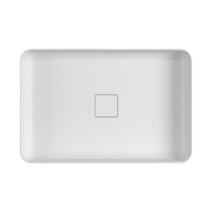 Cuba De Apoio Retangular Slim Branco Deca 60cm