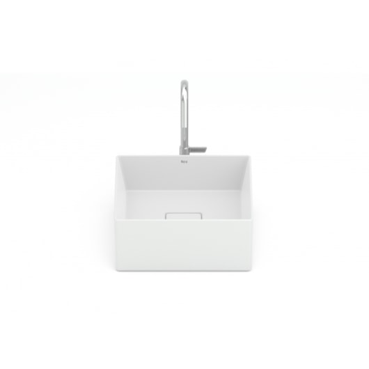Cuba de Apoio Sem Mesa T3 Terra Blanco Mate Roca 30x30cm - Imagem principal - f5eef026-3c24-4fca-98a6-21408030c4e6