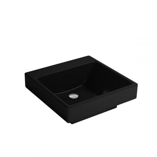 Cuba De Apoio/sobrepor Quadrada 50cm L98 Com Mesa Ébano Deca - Imagem principal - 0dfd3d9c-b544-40a7-be80-bed3b12bfad4