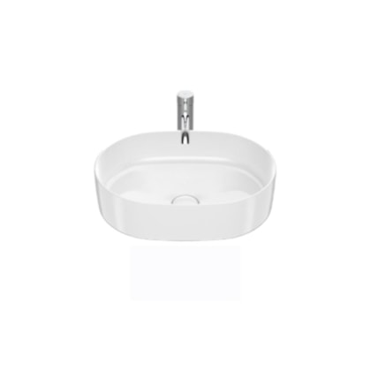 Cuba De Apoio Válvula 1.1/4 Inspira Round Branco Roca 37x50cm