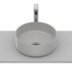 Cuba De Apoio Válvula 7/8 Round Inspira Stone Roca 37x37cm - 793d07cf-01a3-4d38-bf67-f67acb090b05