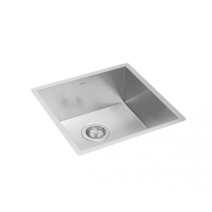 Cuba De Cozinha Inox Quadratta Com Válvula Deca 40x40cm