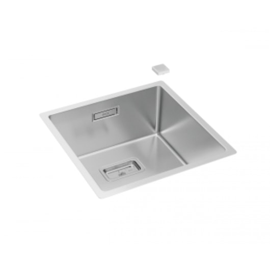 Cuba De Cozinha Inox  Wish Com Válvula Deca 40x40x20cm - Imagem principal - 30e98134-dc17-4ff1-b163-8a029fcc10cd