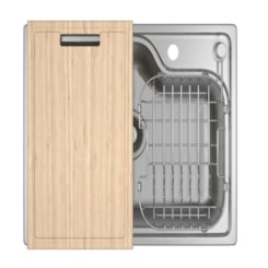 Cuba De Cozinha Retangular Inox Com Acessórios Facile Deca 60x40cm