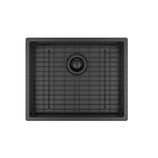 Cuba De Cozinha Retangular Suprema Black Mate Deca 50x40cm - Imagem principal - 940a7d77-8235-4efc-87af-9b142452f5c2