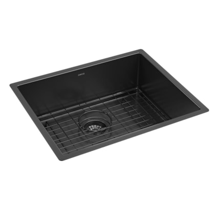 Cuba De Cozinha Retangular Suprema Black Mate Deca 50x40cm