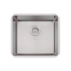 Cuba de embutir Design Collection Quadrum Undermount em Aço Inox com Acabamento Scotch Brite 45 U 45x40cm 94006/112 Tramontina