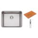 Cuba De Embutir Em aço Inox Com Acessórios Design Quadrum Tramontina 54x44x20,5 - 8185a4b7-7a8d-4fcd-ba49-27ec5c96fd7d
