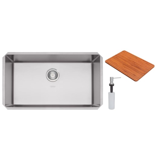 Cuba De Embutir Em aço Inox Com Acessórios Design Quadrum Tramontina 70x40x21,5cm - Imagem principal - f2bebdda-c945-41ee-98de-2cfe7574c826