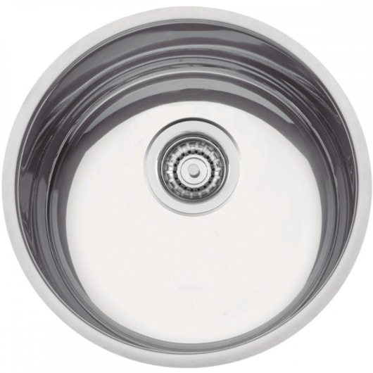 Cuba de embutir Luna 38 BL em Aço Inox Alto Brilho Ø38cm Tramontina - Imagem principal - f8bc6a81-6dc2-4c0d-80e6-c01d8da5aa37